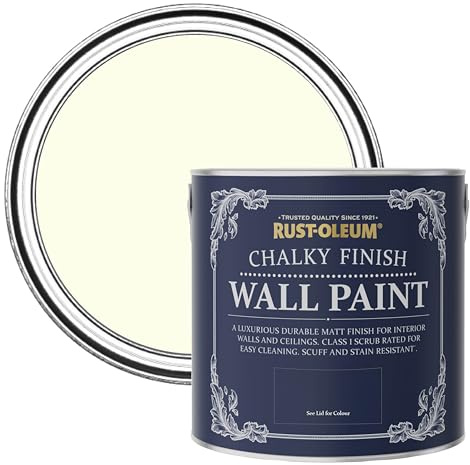 Rust-Oleum Off White Matt Emulsion Wall Paint - Shortbread 2.5L