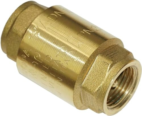 Valvola di non ritorno dell'acqua in ottone (3/8)