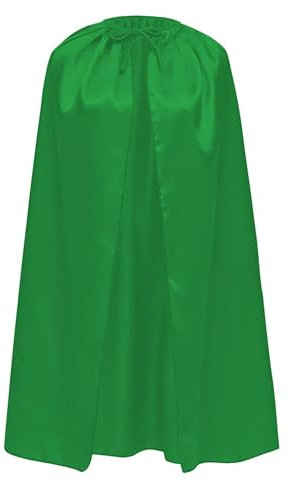 Cape noire à capuche pour costume de vampire pour homme, cape médiévale pour femme, pour Halloween, cape réversible noire, rouge, vert, violet, bleu, pour déguisement de sorcière, 140 cm, Cape en