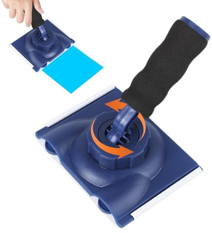 tongfeng Herramienta de Borde de Pintura para Paredes,Herramienta de Borde de Pintura - Pintor de Esquina de Pared Ajustable con Mango Giratorio - Recortadora de Bordes con Almohadilla de Pintura,