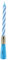 Homéa, Musikalische Geburtstagskerze, Höhe 12,5 cm, blau
