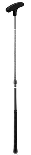 Putt2Win Adjustable Golf Putter - Junior Extendable Shaft Putter For Kids & Adults Mini Putt Golf & Putting Games. Right or Left Handed Extendable Shaft Childrens Golf Putter Golf Gift (Black, 1)