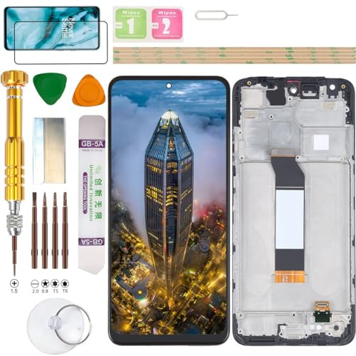 Gadget Troops LCD-skärmmontering för Xiaomi Redmi Note 10 (5G-version) M2103K19G/POCO M3 PRO 5G M2103K19PG skärmersättningskit