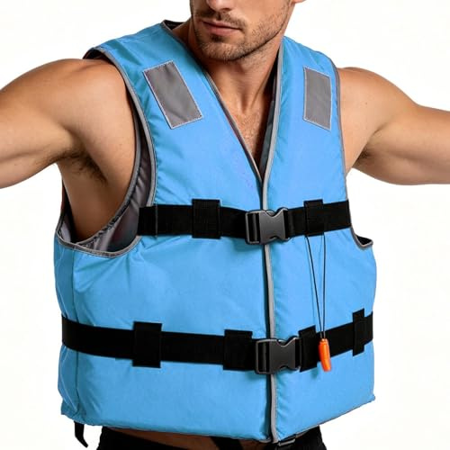 Giubbotti Di Salvataggio | Giacca Salvagente d'Acqua,Gilet Galleggiante Per Adulti,Per Pesca, Kayak, Stand Up Paddleboard, Surf, Vela, Rafting, Lago e Fiume