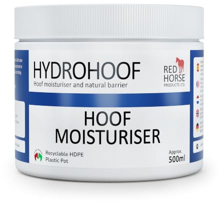 Hydrohoof Horse Hoof Moisturizer | Hoof Conditioner Dressing and Barrier Cream | Moisture Balancing Balm | Nourish & Protect | Natural Hoof Moisture Regulation