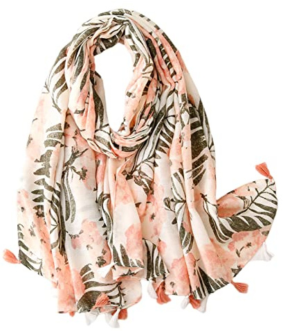 FAIRYGATE Scarf for Women UK Oversized Scarves Ladies Avant Garde Soft Stylish All Season Versatile Elegant Tassel Scarfs Lightweight 33237