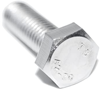 Sechskantschrauben M6X14 20 Stück DIN 933 A2 Edelstahl rostfrei, Maschinenschraube mit Vollgewinde