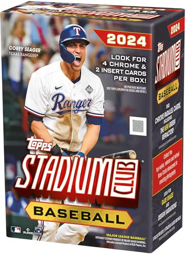 Topps 2024 Stadium Club Baseball Factory versiegelte Vorteilsbox – Baseball-Wachspackungen