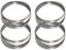 4er Set bandsägeblatt Holzbandsägeblatt Sägeband 1400 x 6.35 x 0.35mm 15 ZpZ，passend für HBS30, HBS20, HB800 etc