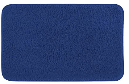 GREATOYAR Alfombra de Baño, Alfombrilla Antideslizante, Alfombrilla de Baño Absorbente, Microfibra, Lavable, Alfombra Ducha Baño Cocina Puertas de Entrada Pasillo para Dormitorio Salon, 40x60cm,Azul