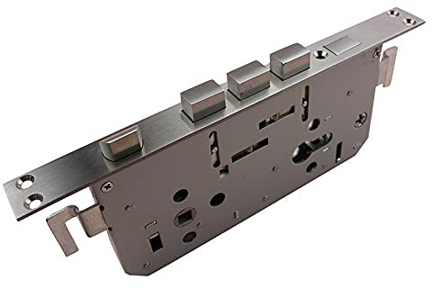 Mortice Locks,Mortice Sash Locks,Stainless Steel Wooden Door Bedroom Indoor 3 Points Tongue Mortise Shackles Sliding Door Frame Lock Body