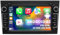 Autoradio für Opel Astra Corsa Zafira, Android 13 System 2G+32GB mit GPS-Navigation CarPlay Android Auto WLAN Bluetooth MirrorLink, 7-Zoll-Touchscreen FM-Radio Lenkradsteuerung, Schwarz