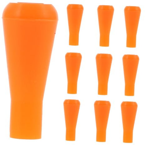 BELLIFFY 10stücke Teiliges Weichgummi Gummi-pfeilspitzen Für Bogenschießen Zielübungen Jagd Ersatzpfeile Sicher Langlebig Kompatibel Standardmaß