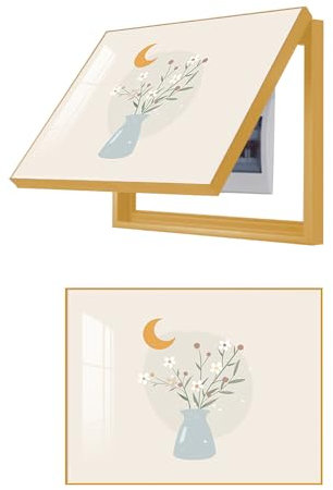 Electric Meter Box Decoration, Distribution Box Decorative Painting, Electrical Distribution Box Hanging Painting for Living Room Office Restaurant Home Decoration,Free Punching