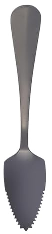 Cucchiaio per pompelmo, cucchiaio kiwi con manico lungo in acciaio con bordo seghettato, utensile da cucina alla , gadget da cucina per kiwi, dessert, agrumi