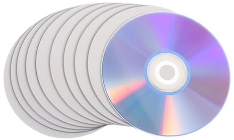 POPETPOP 10 Piezas Discos DVD-r Grabables de Alta Capacidad para Almacenamiento de Video Música y Copias de Seguridad Compatibles con Computadoras