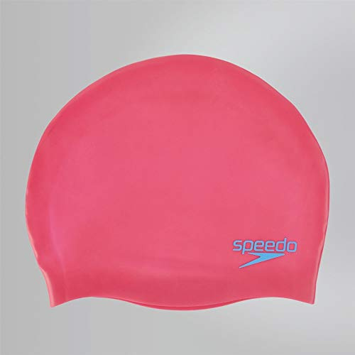 Speedo Childrens/Kids Silicone Swim Cap (One Size) (Pink)