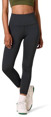 Amazon Essentials Mallas largas de talle alto Active Sculpt para entrenamiento y atletismo (disponibles en tallas grandes) Mujer, Negro, L