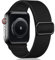 Oielai Solo Loop Armband Kompatibel mit Apple Watch Armband 45mm 44mm 46mm 42mm 49mm, Verstellbares Nylon Sport Ersatz Armband für iWatch SE Series 10/9/8/7/6/5/4/3/2/1/Ultra, Schwarz