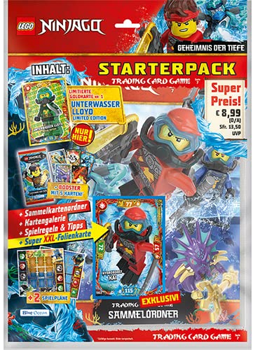 Blue Ocean Entertainment Lego Ninjago Serie 7 Trading Cards Geheimnisse der Tiefe - (Starterpack)