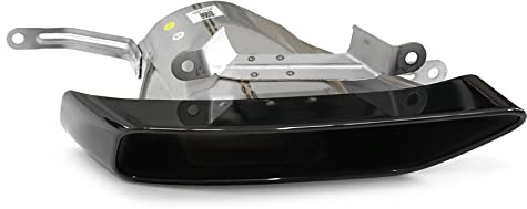 Audi 8W0071762A Endrohrblende links Blende Auspuffblende, schwarz, nur für Quattro + Automatik + 2.0T (150kW und 195kW)