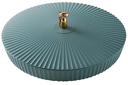 LICHENGTAI Contenitore per Snack Vassoio per Snack con Coperchio, Vassoio per Frutta Secca in Plastica Contenitore per Servire Snack Vassoio Porta Spuntini per Casa Feste Matrimoni