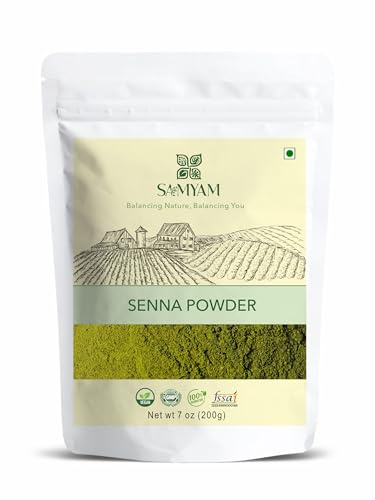 SAMYAM Senna Leaves Powder - 200g Pack | Detox, Natural Laxative for Short-Term Constipation Relief