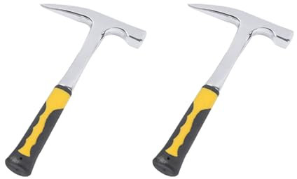 Uhidka 2X Marteau D'Exploration Géologique Marteau Pointu D'Exploration Minérale Marteau de Géologie Marteau de à Main, Bouche Pointue