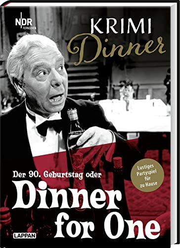 Krimi-Dinner-Buch: Dinner for One: Krimidinner für zu Hause für 7 Personen | Offizielles Dinner for one Krimi-Rollenspiel