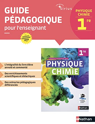 Physique Chimie 1re - Livre du professeur 2019