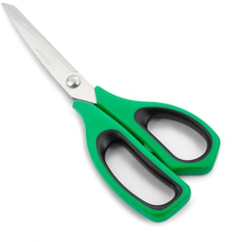 Ciseaux de Cuisine Professionnels en Acier Inoxydable. Manche en Polypropylène. Lame 235 mm. Série Prochef. Couleur Noir Intense