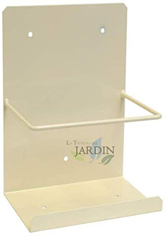 MUNDOCLIMA Soporte Depósito a Pared para Bidón 10L, Acero, Crema