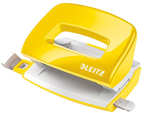 Leitz NeXXt Wow - Perforadora de agujeros (10 hojas), color amarillo