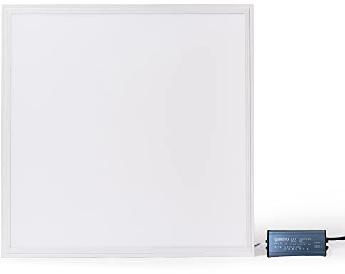 Brightex,48W 4320 Lumen Super Quality Suspended recessed Square Bright LED Office Ceiling Panel Down Light Flat Tile 600 x 600 mm,Cool White Company lamp Shop, Offices