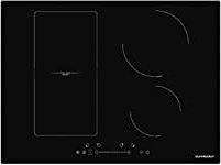 Schneider Plaque à induction 70 cm 1 zone flexible 4 plaques 7400 W Fonction Plancha noire SCTI7041N3/1