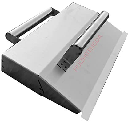 HUIZHITENGDA avec Une Manche en Acier Inoxydable Outil De Béton Truelle Gratte De Poussière Truelle Murs en Poudre Outils en Maçon