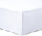 Vision – Sábana bajera de jersey – 90 x 190/200 cm – Color: blanco – 100% algodón jersey – Elástico todo alrededor – Gorro de 30 cm