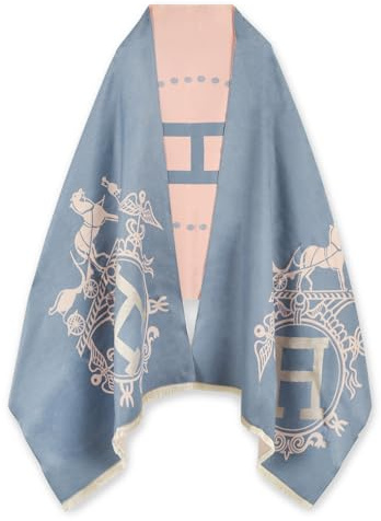 EXTREE Damscarf, pashmina, silkeslen sjal, för aftonklädsel, filt, öppen framsida, poncho, cape, 1