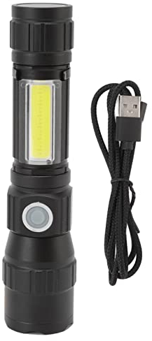 Linterna UV De 7 Modos, Luces Negras, Linterna De Luz Púrpura De 395 Nm, Linterna LED Súper Brillante, Luz Blanca, Luz Púrpura, Linterna 2 En 1 Con Zoom, Detector De Orina Para Mascotas Para Exteriore
