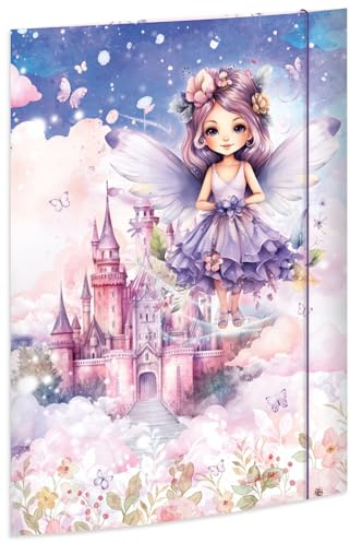 RNKVERLAG Zeichenmappe Fennzauber 320 x 430 mm, für Formate bis DIN A3 mit Gummizugverschluss, 1 Stück