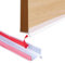 Junta de perfil de zócalo de cocina, goma de silicona de alta elasticidad, para grosor de madera de 15 mm, 16 mm, 17 mm, perfil de sellado para zócalos de cocina, resistente al agua y al polvo