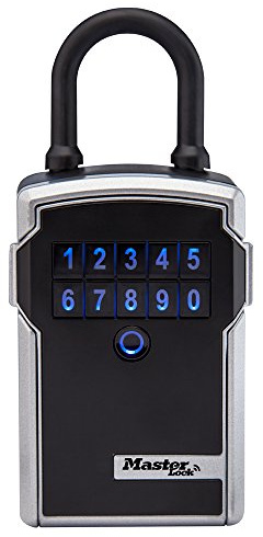 Master Lock Key Lock Box with Code, Outdoor Lock Box for Realtors, Property Managers and Landlords, Ideal for Short-Term Rentals, Key Safe Holds 5 Keys, 5440EC