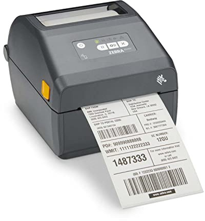 Zebra Technologies - ZD421 Direct Thermal Printer - 203 dpi, USB, USB Host, Modular Connectivity Slot, BTLE5 - Suitable For Logistics, Manufacturing, Retail and Healthcare Applications