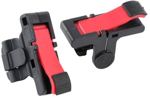 OSALADI Gamecontroller Hilfstool Gamepad Verdrahtet Joystick Schnelltasten Hühnerfressendes Artefakt Kupferinduktion Mobiler Controller für Telefone Fps Spiele Rot