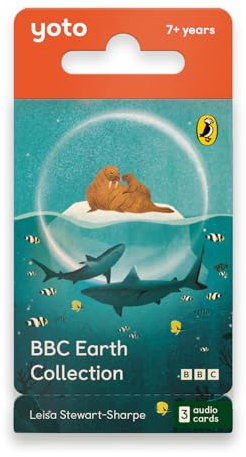 Yoto: BBC Earth Collection en inglés – Tarjeta de Audio sin Pantallas con Historias Divertidas para Aprender sobre la Naturaleza y el Mundo. Compatible con Player y Mini Todo-en-Uno. Edad 7+.