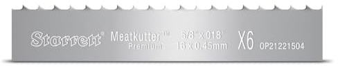 Starrett Meatkutter Premium Butchers - Hoja de sierra de cinta - 2020 x 16 x 0,50 mm - 4 tpi (2020 x 420)