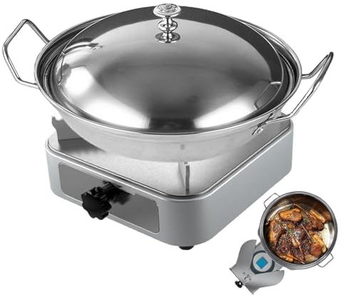 ycezw Estufa de camping portátil - Estufa de alcohol líquido con olla | Quemador portátil eficiente de la estufa del alcohol, utensilio de cocina de la comida campestre al aire libre