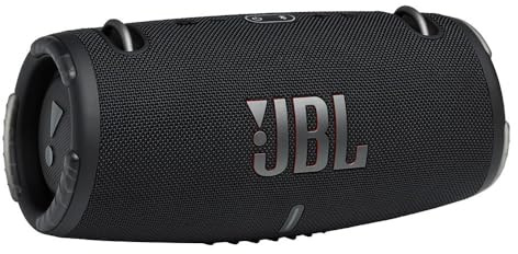 JBL Xtreme 3 - Wireless, Portable Waterproof Speaker with Bluetooth with Charging Cable, in Black (Renewed)