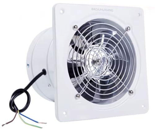 7 inches,Ventilador de extracción de sótano montado en pared de 220V 2800RPM 120W, ventilador de ventilación de baño de bajo ruido,ventilador portátil de extracción de humo para de 8 pulgadas