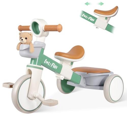 Tricycle for Toddlers 1-3 Year, Toddler Balance Bike for Boys Girls Age 2-4